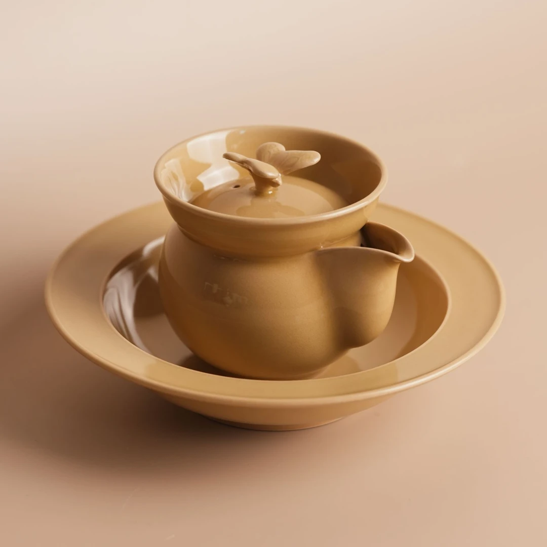 【秘色釉柴烧宝瓶套组】