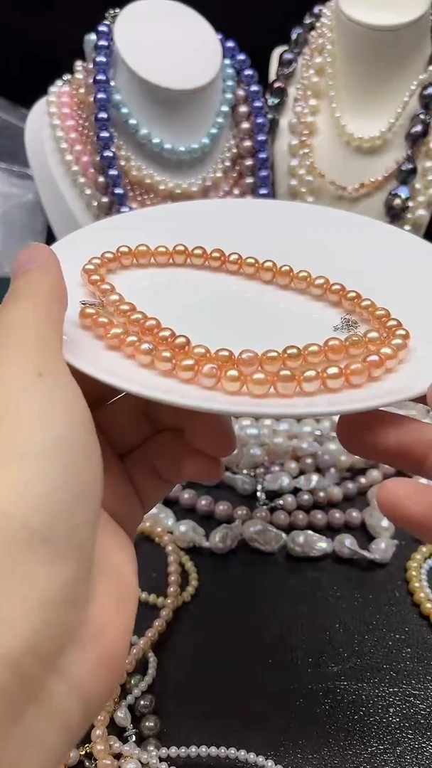 淡水珍珠未镶嵌颈饰多人