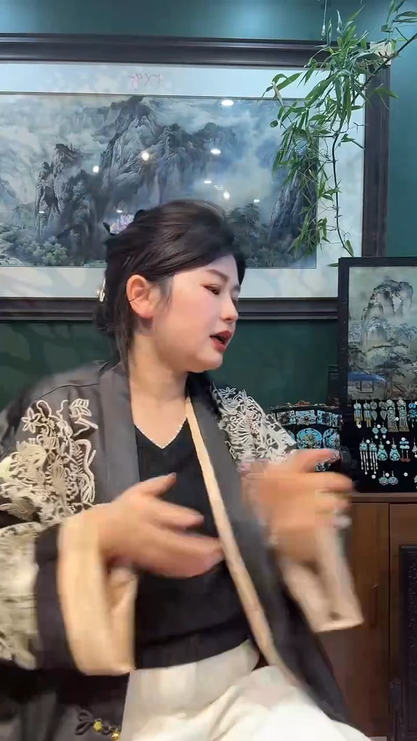 大理石铁合金沉*婳非遗手工首饰