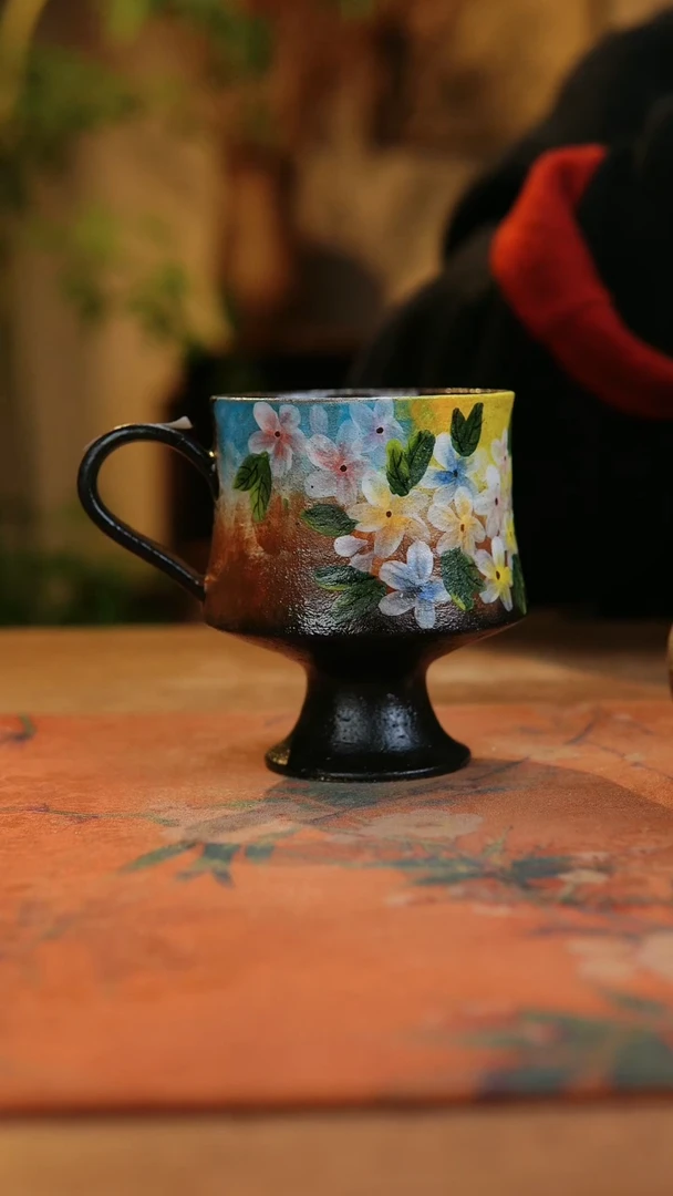 【闪购商品】瓷片1916景德镇手工手绘釉下彩高温瓷