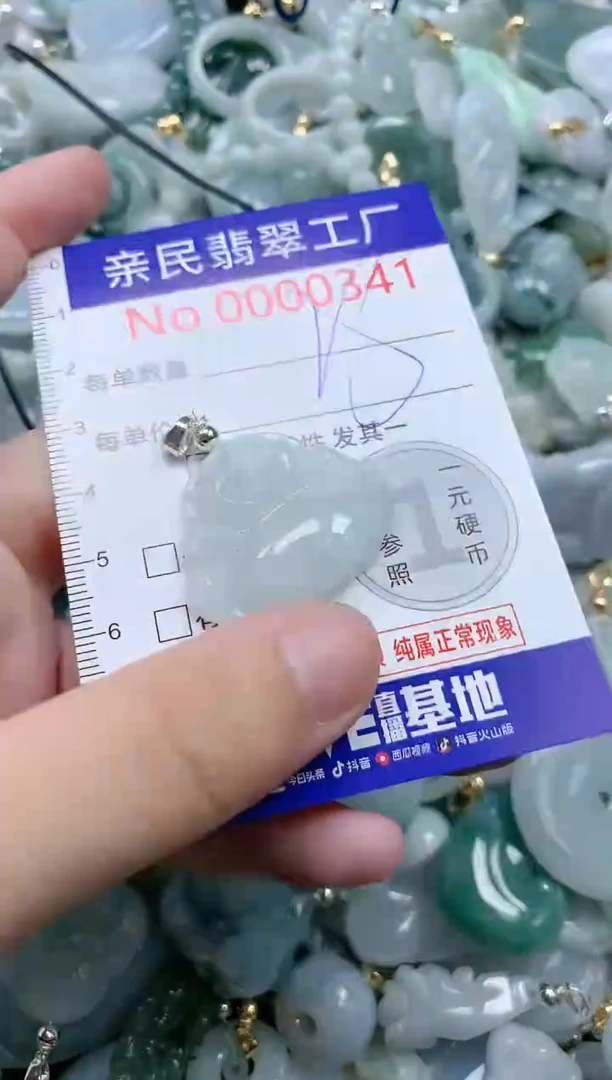 翡翠未镶嵌吊坠(不含链)341