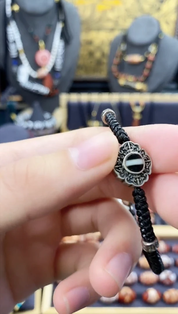 【闪购商品】玛瑙/玉髓颈饰未镶嵌手编绳