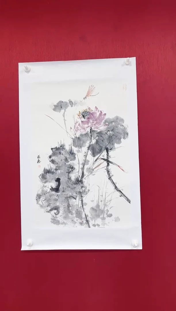 国画秦燕格老师画作