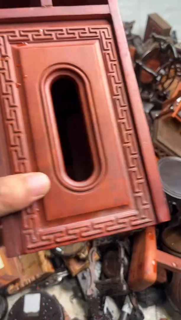 木006花梨木多功能纸巾盒