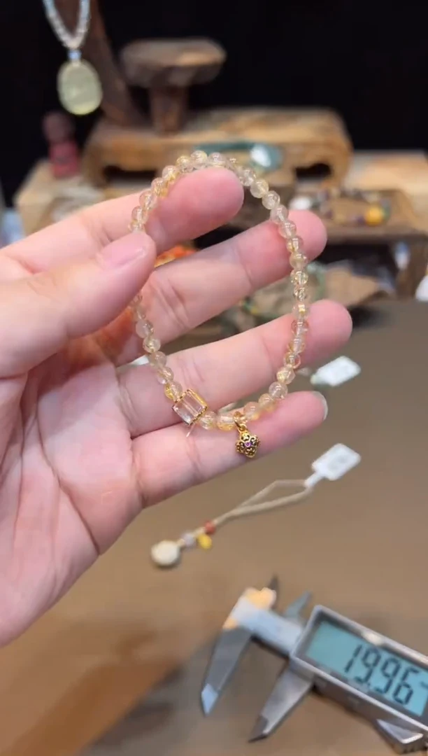 水晶手链未镶嵌手饰@@E6871