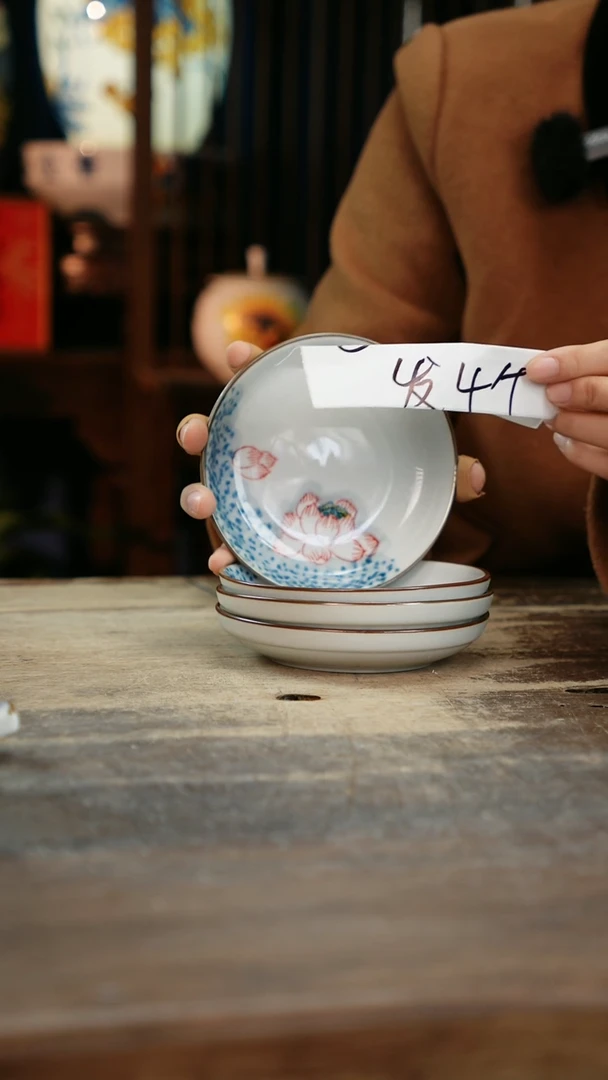 【闪购商品】瓷片景德镇纯手工釉下彩精品餐具