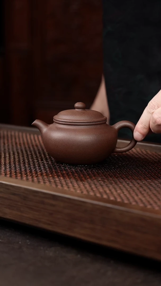茶壶紫砂紫泥永福莲子