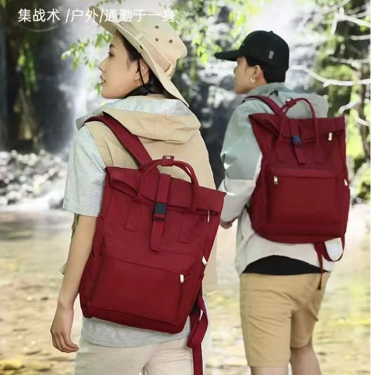 【清完无补】休闲男女同款大容量旅行包简约百搭双肩包旅游背包733