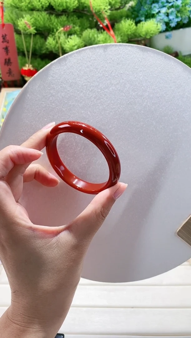 玛瑙/玉髓手镯未镶嵌32-52.4