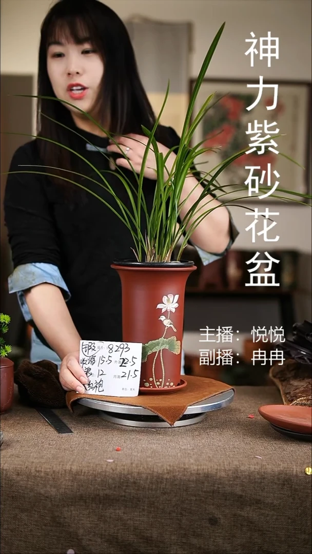 紫砂花盆紫砂花盆8293+z微瑕