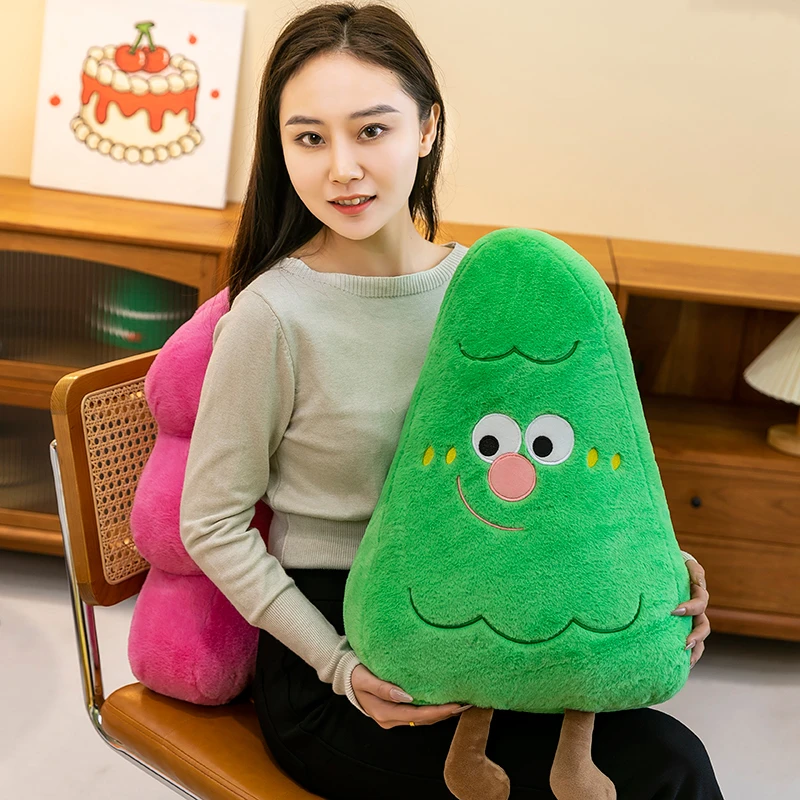 可爱卡通小树抱枕 沙发卧室抱枕布娃娃公仔玩偶车载抱枕靠枕礼物