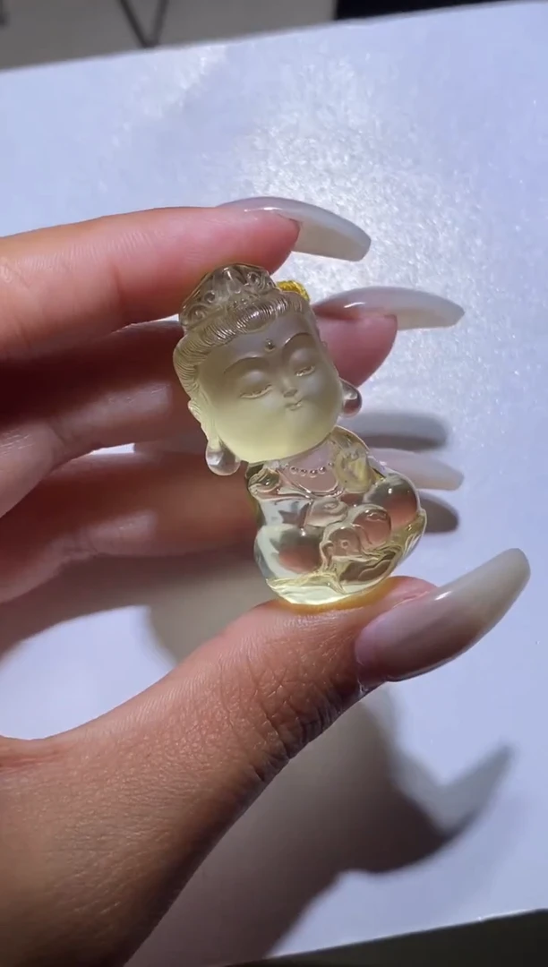 颈饰未镶嵌水晶普贤宝宝佛