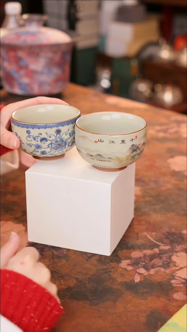 【闪购商品】陶瓷茶具（无礼盒无茶盘）@@A11517