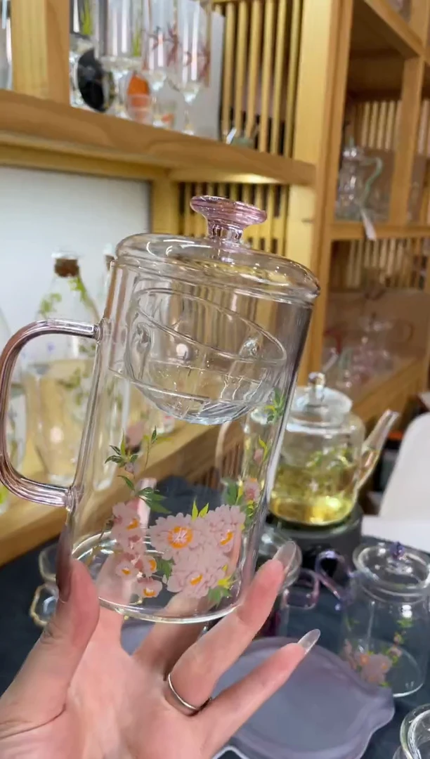 粉把桃花青瑶办公杯啊