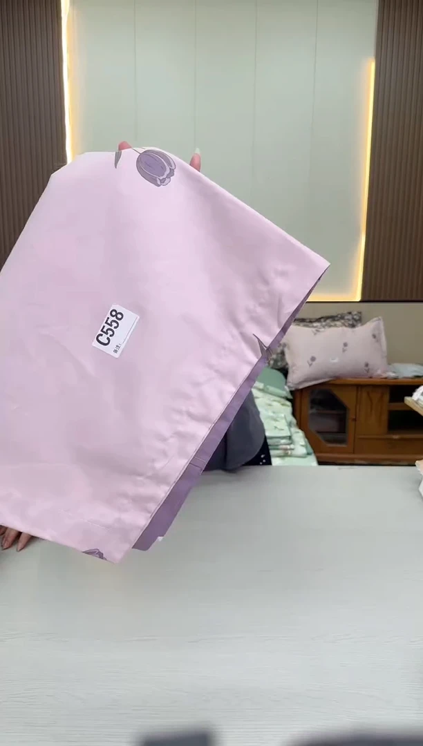 棉棉全棉枕套一点  玫瑰