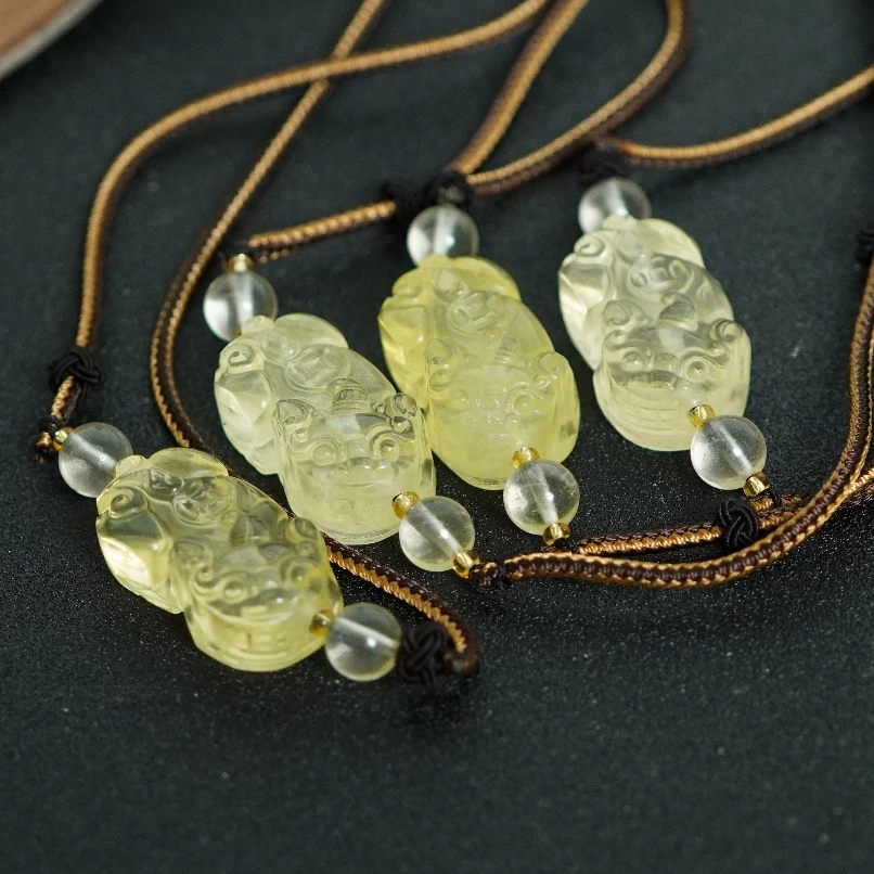 水晶貔貅吊坠（多样性发其一） AX112901