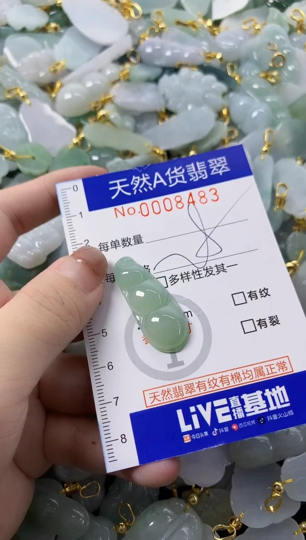 颈饰未镶嵌翡翠天然A货翡翠