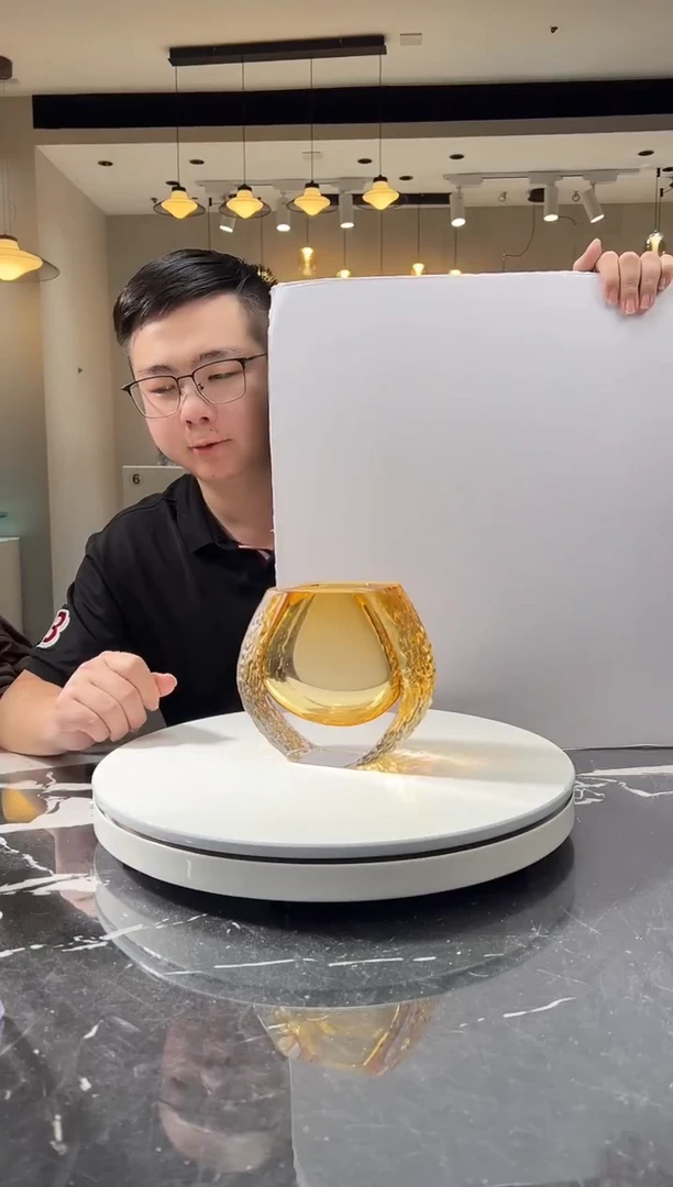 摆件巴比特美学-金色反影艺术香薰瓶
