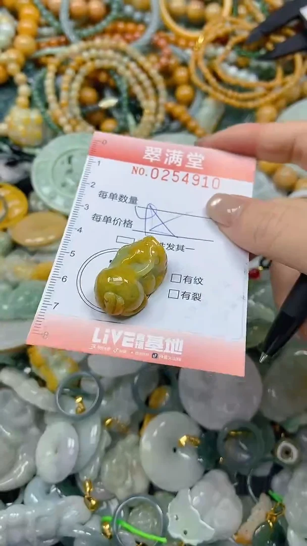 未镶嵌挂件翡翠闪购0254910