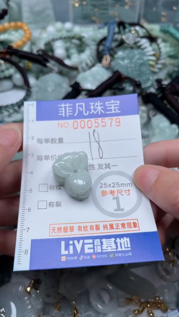 【闪购商品】翡翠颈饰未镶嵌00..5579