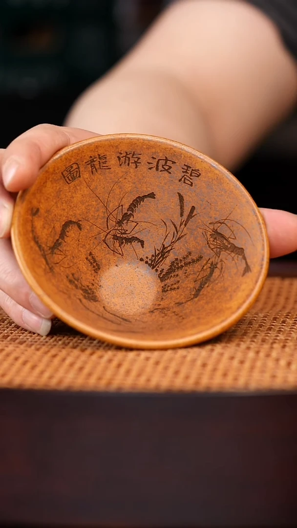 茶杯紫砂宜兴全手工原矿紫砂杯