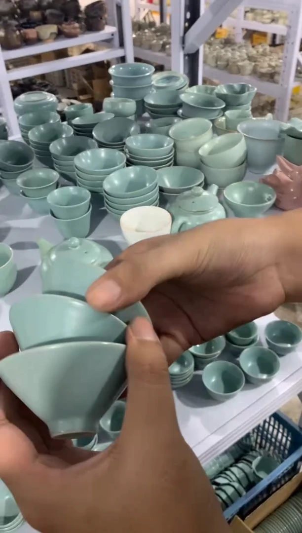 茶壶、盖碗、主人杯、客杯（轻轻微瑕介意勿拍）