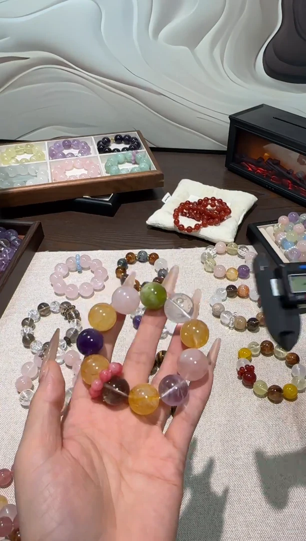 未镶嵌手串水晶多宝