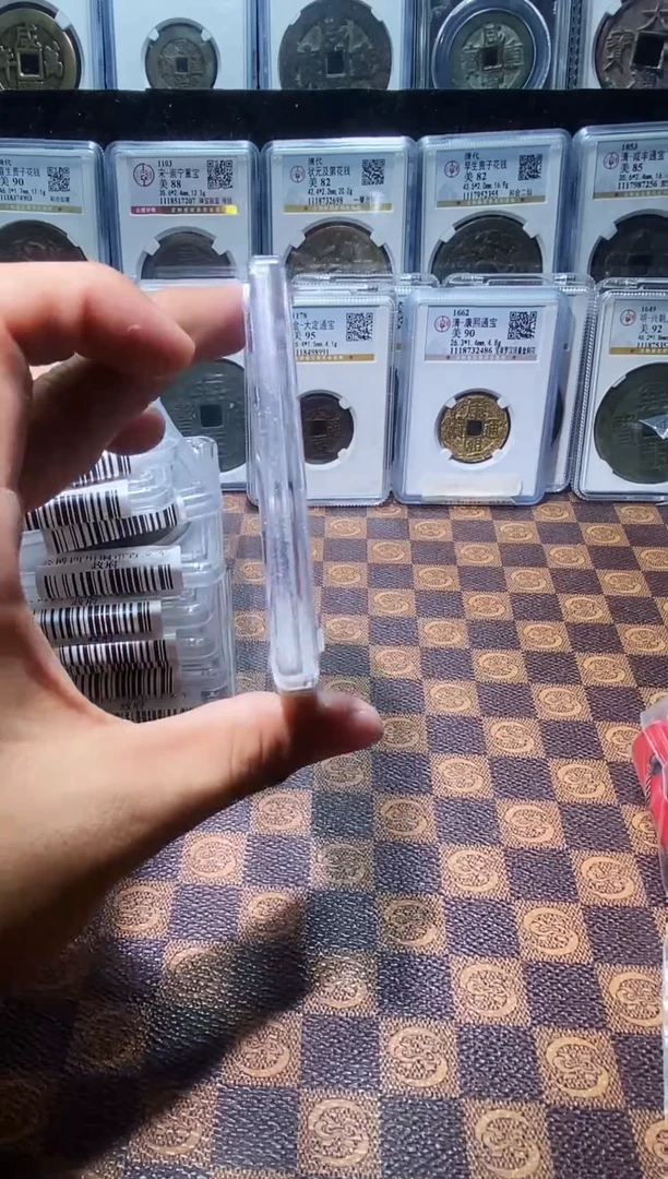 铜A647公博四川铜币百文军政府(斐龍)XF45黄铜