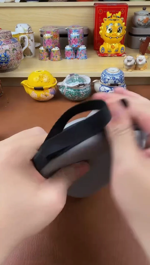 陶瓷茶具摆件旅行套组