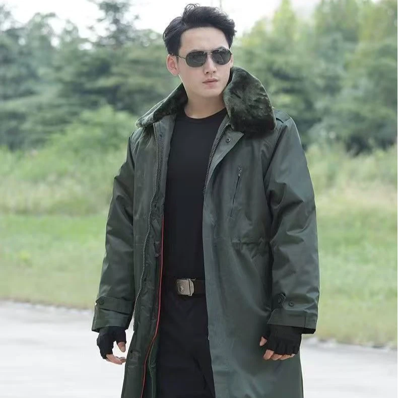 D68  加绒加厚保暖棉衣可拆卸内胆大衣