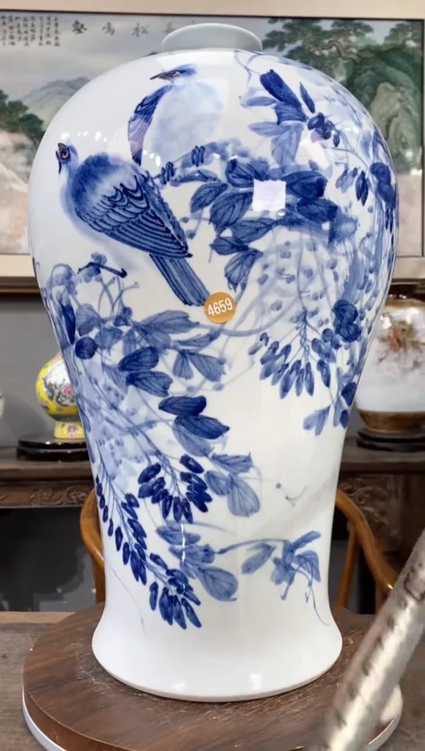 吴义松陶瓷联盟手绘陶瓷编号：4659