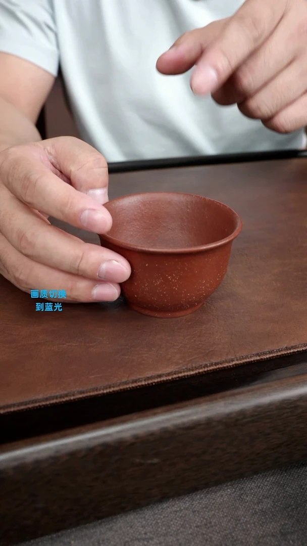 矮金钟杯 原矿古枣红泥