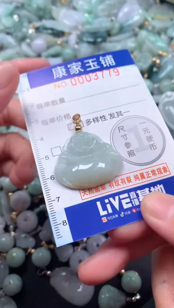 颈饰未镶嵌翡翠3779