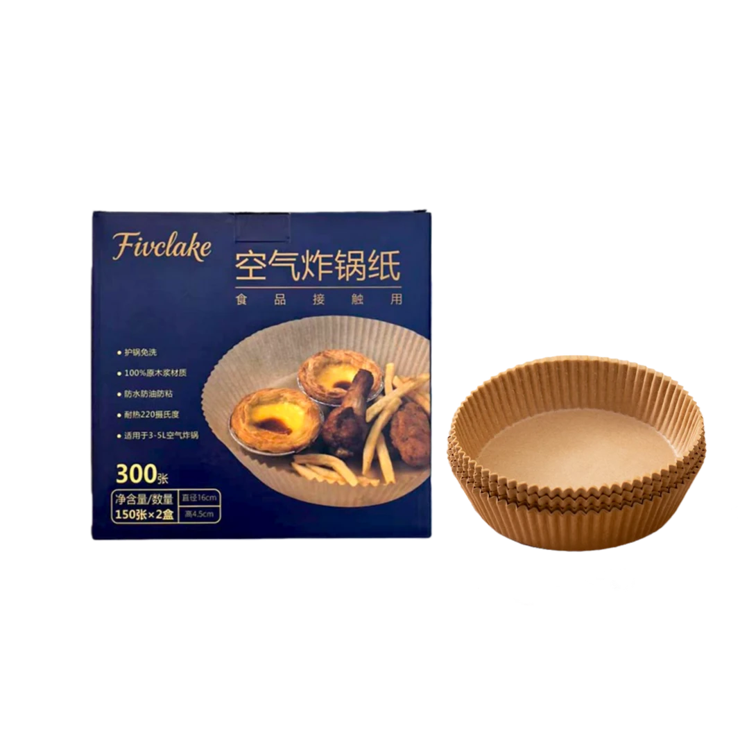 空气炸锅炸锅纸烘焙圆形烘焙用纸防油专用纸免洗F445