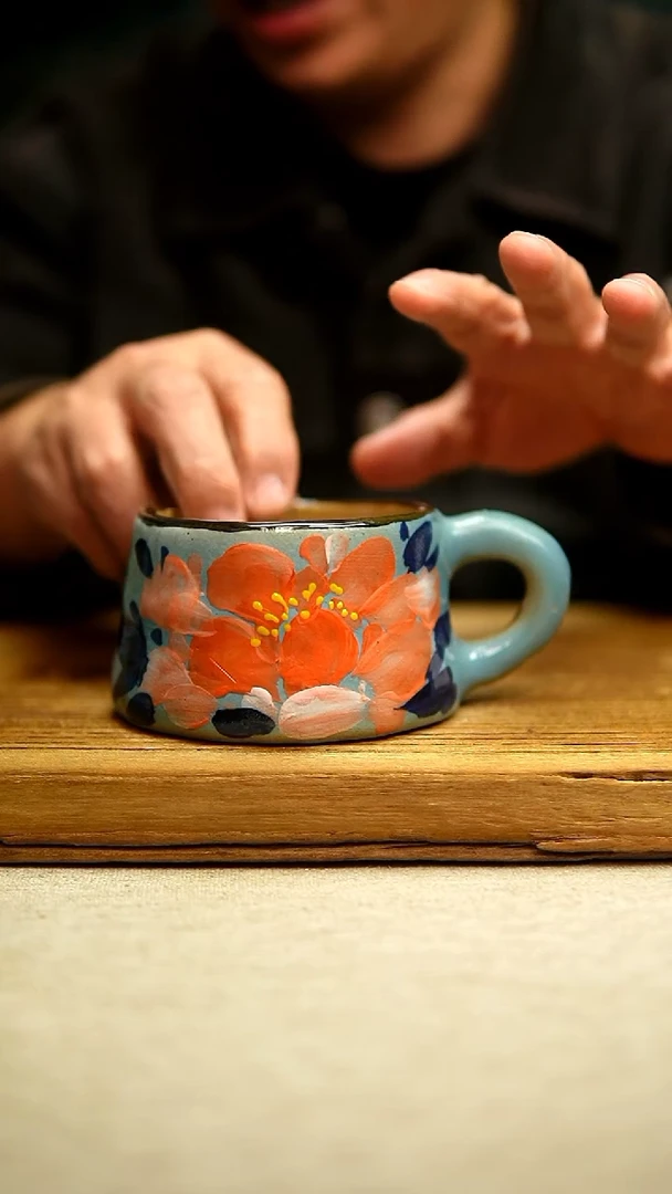 @@陶园瓷舍@@纯手工手绘@高温釉下彩