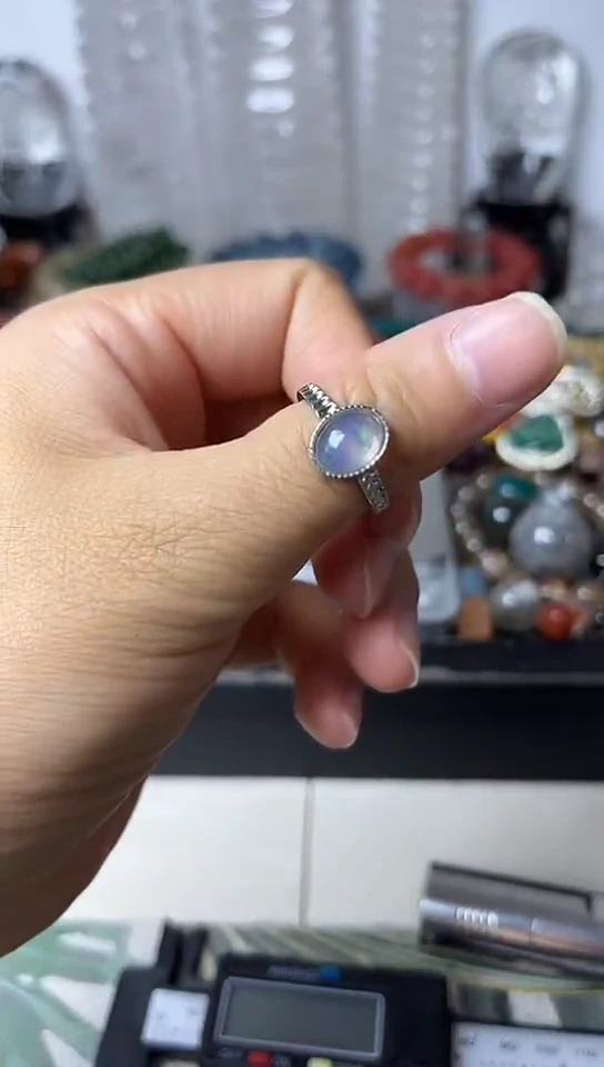 【闪购商品】欧泊戒指/指环合金  矿坑70