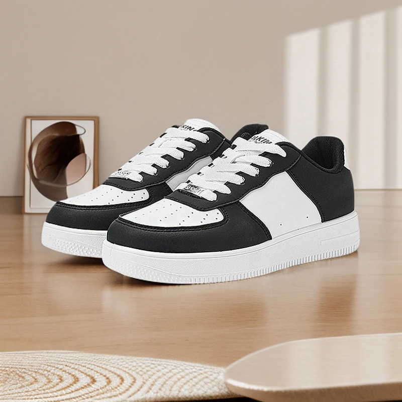 汤姆猫板鞋休闲运动百搭简约春秋款透气情侣款时尚小白鞋学生潮鞋