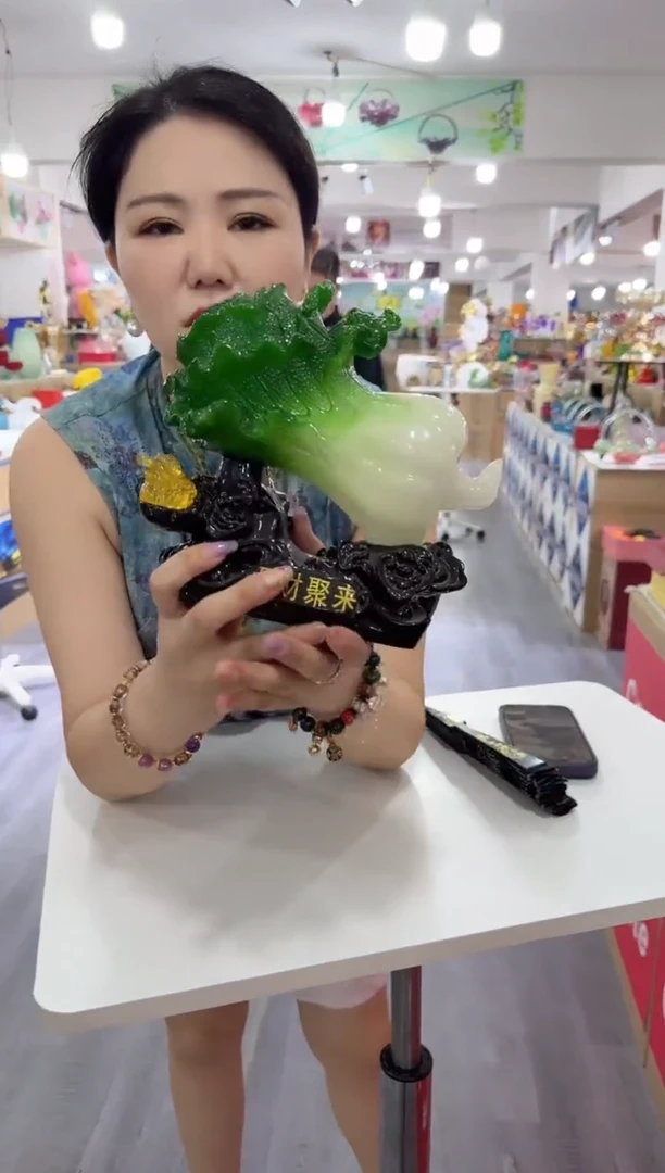 琉璃瑞棋花瓶花器A-晚3