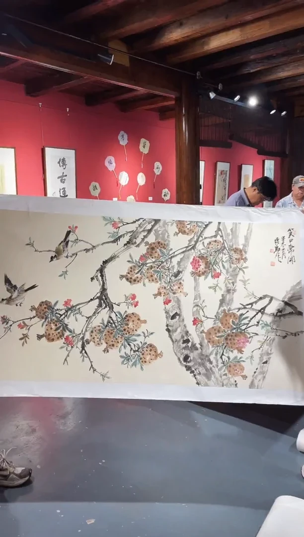 国画Y-吴东魁老师绘画原作-8平尺（带荣宝斋宁波证书）