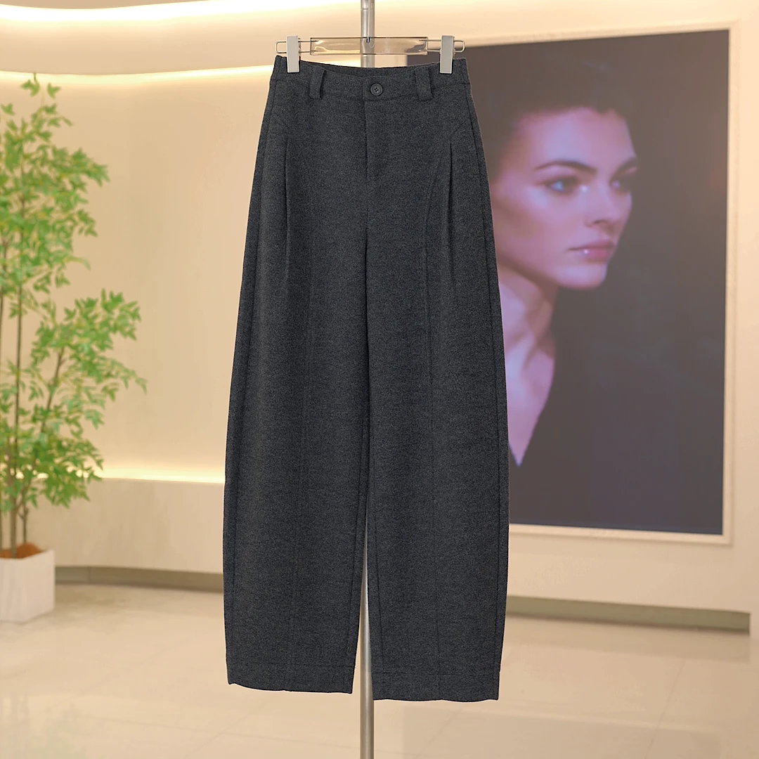 【认准正版】加厚绵羊毛窄版香蕉裤抗起球可机洗-K88057