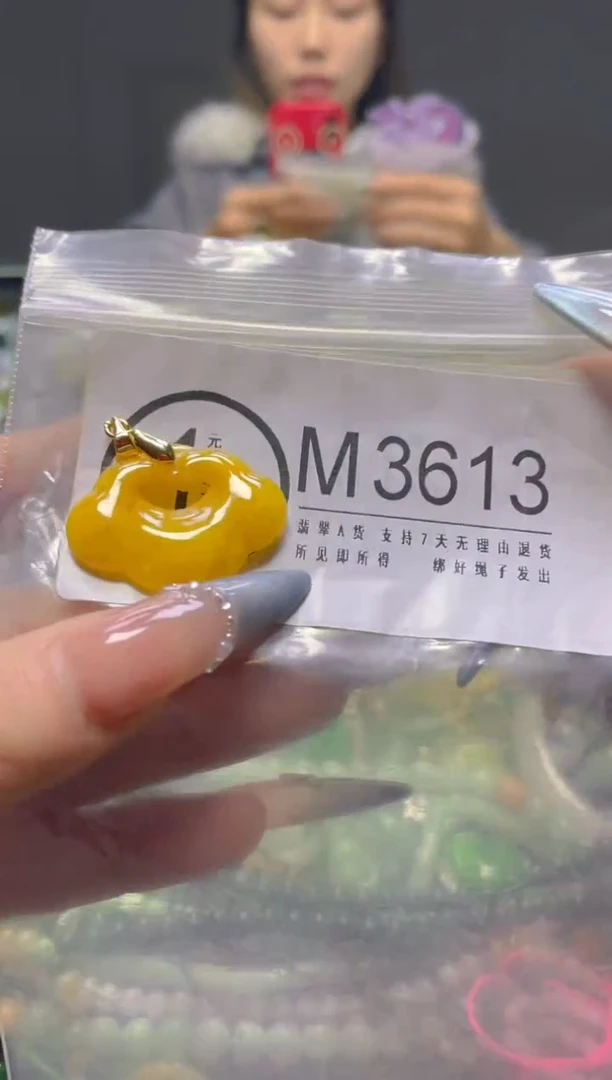 颈饰未镶嵌翡翠/M/翡翠A货，一件也是批发价