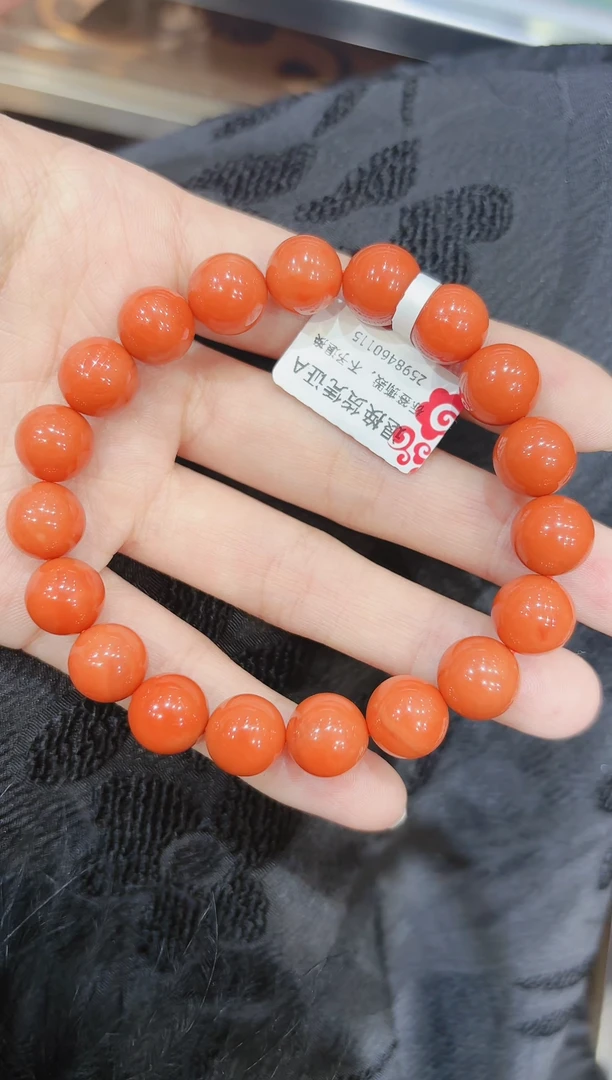 【闪购商品】南红玛瑙手串未镶嵌圆珠南红手串11.1