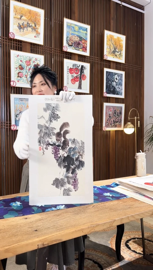 版画耿玉琨名章限量版画S