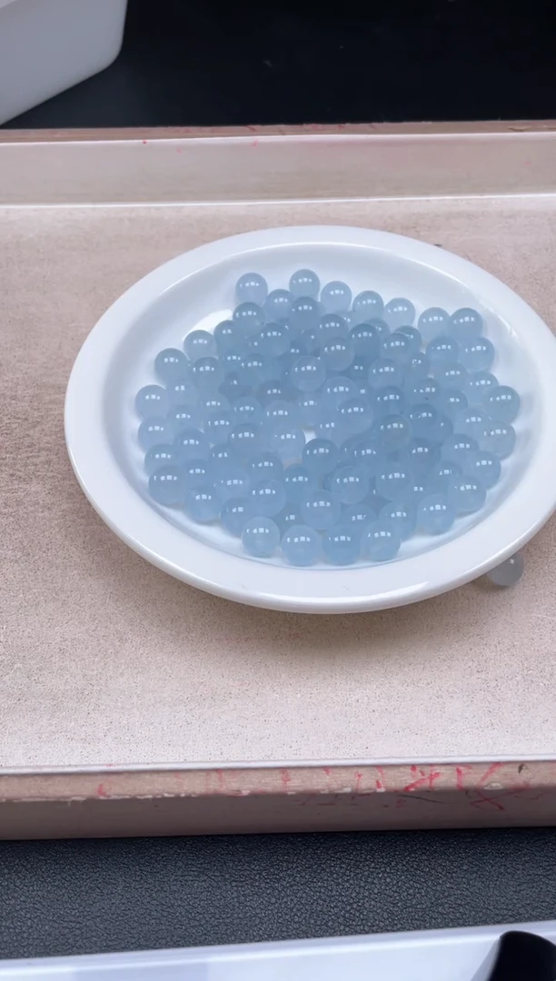 【闪购商品】玛瑙/玉髓颈饰未镶嵌W790冰川蓝玛瑙10mm*20颗