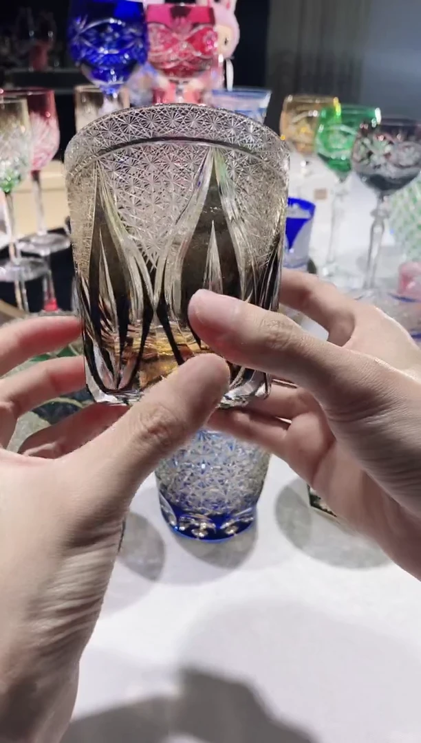 水晶玻璃吸管款黑火苗