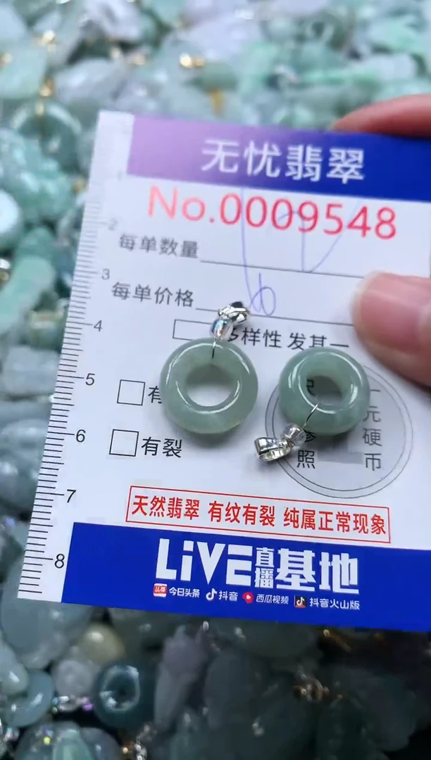 颈饰未镶嵌翡翠9548