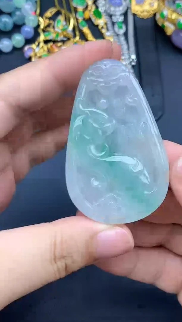 颈饰未镶嵌翡翠108-春日珠宝