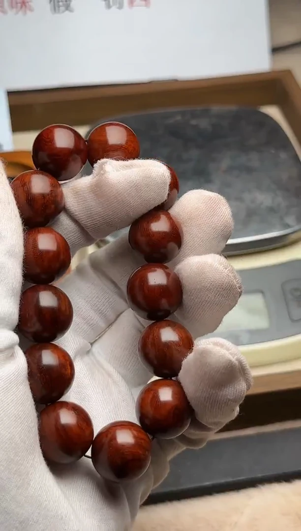 手串/手链小叶紫檀小叶紫檀泥料金星1.8无蜡无胶