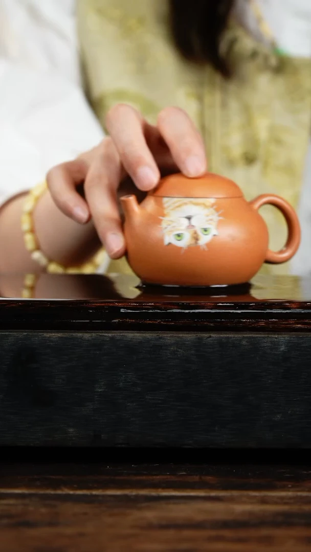 茶壶紫砂120CC降坡。文旦。。