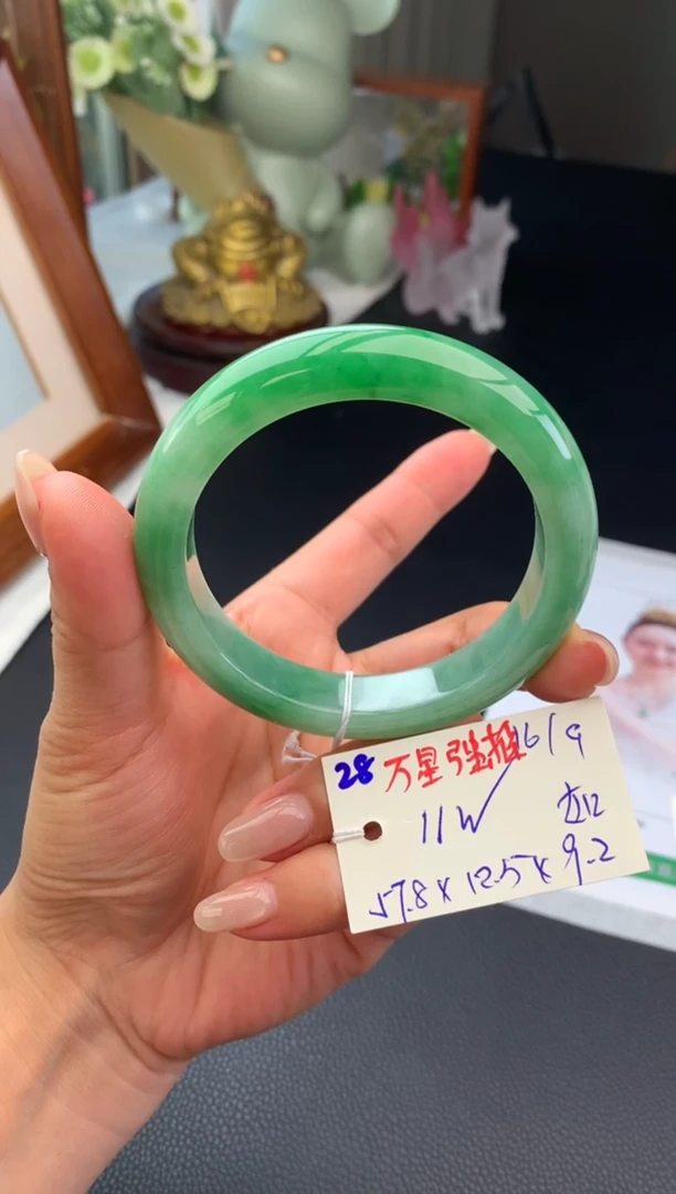 未镶嵌手镯翡翠手镯